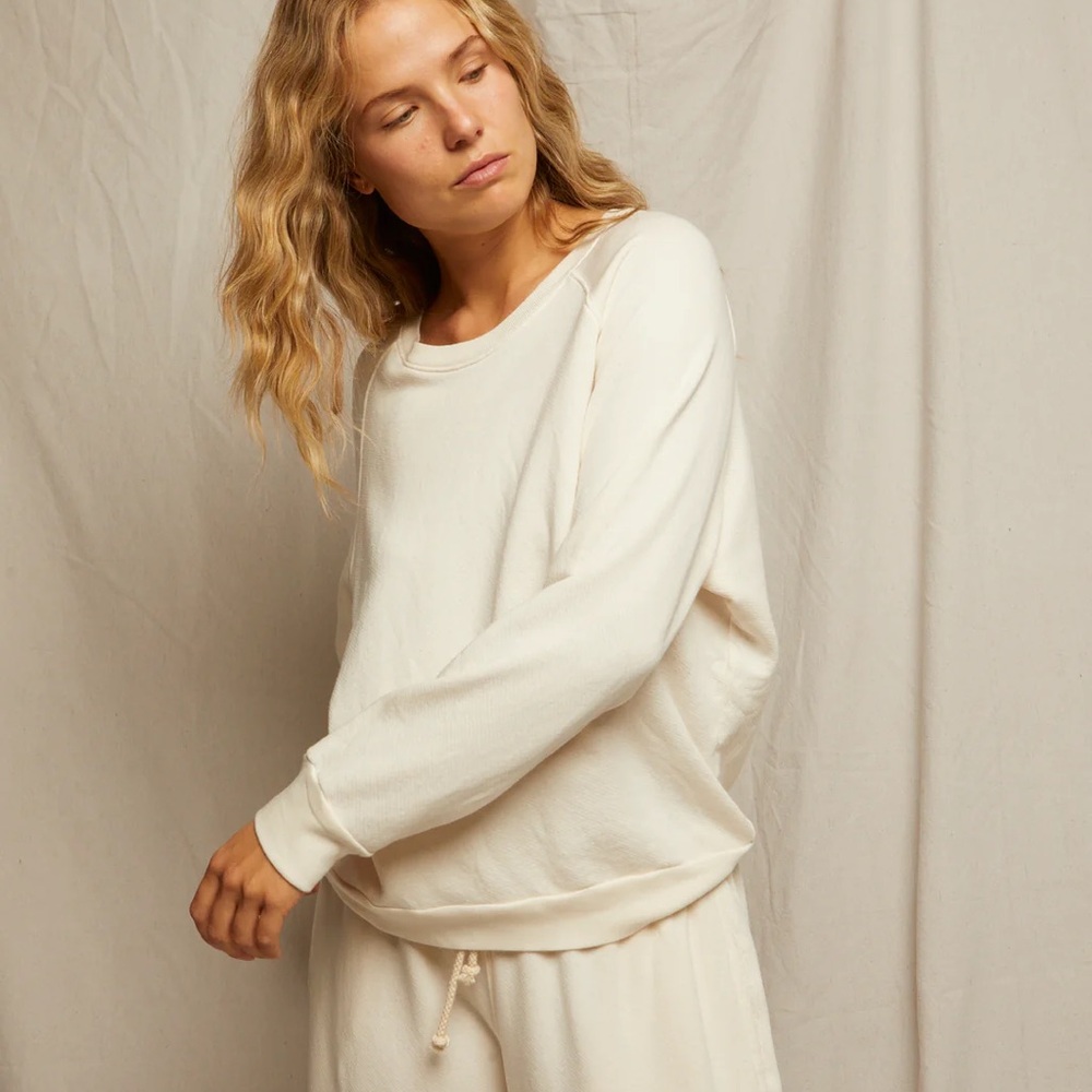 perfectwhitetee Off-White Cozy Sweatshirt